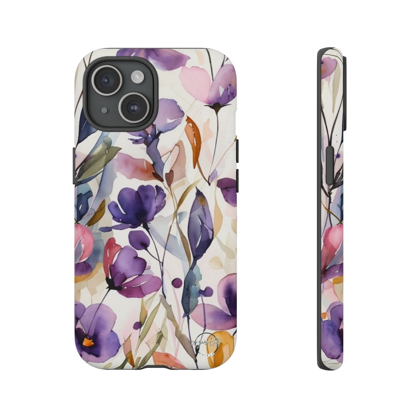 AzariElite Shield Purple Floral