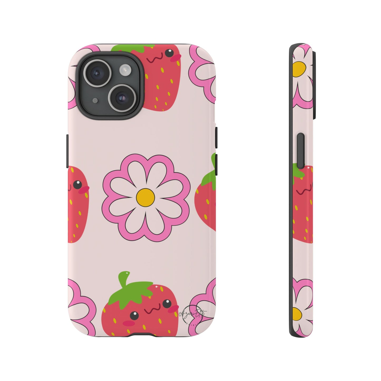 AzariElite Shield Cute Strawberry Floral