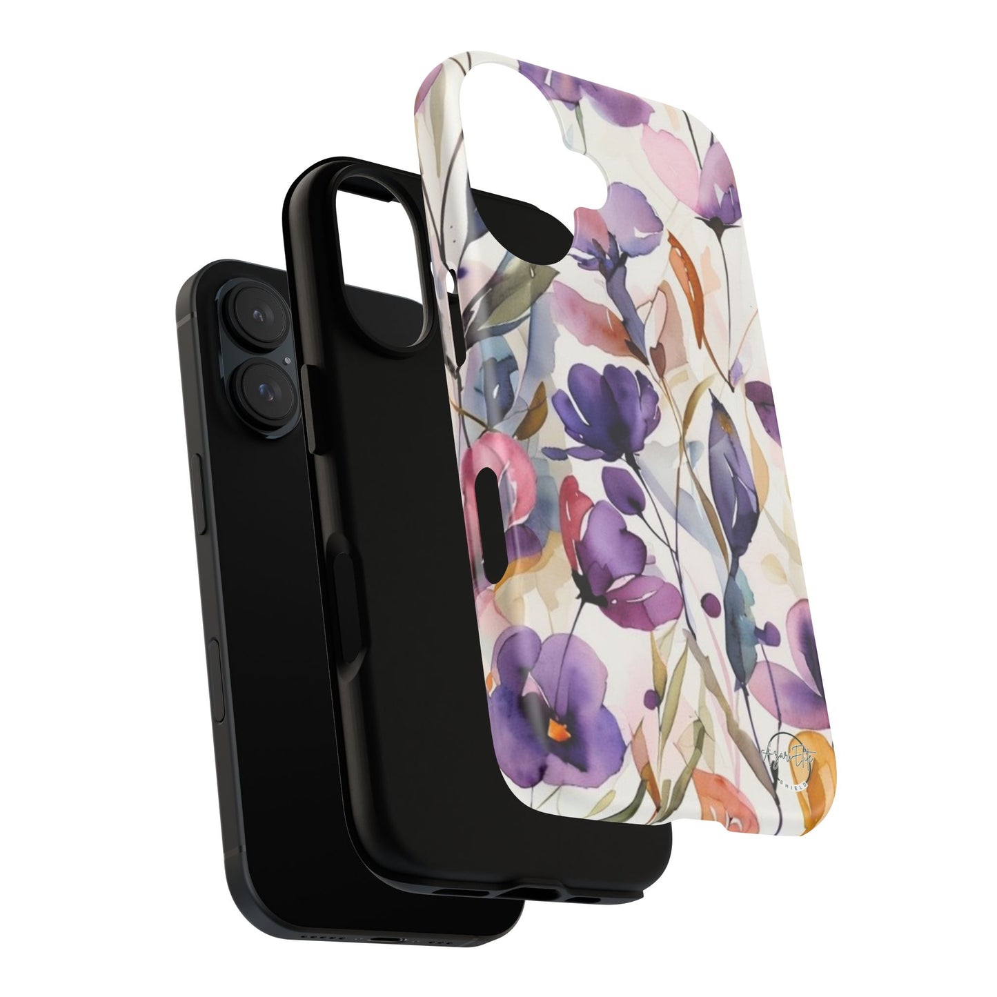 AzariElite Shield Purple Floral