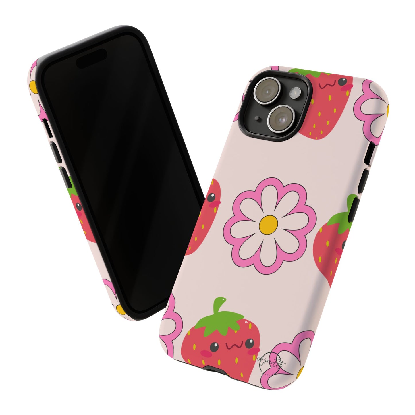 AzariElite Shield Cute Strawberry Floral