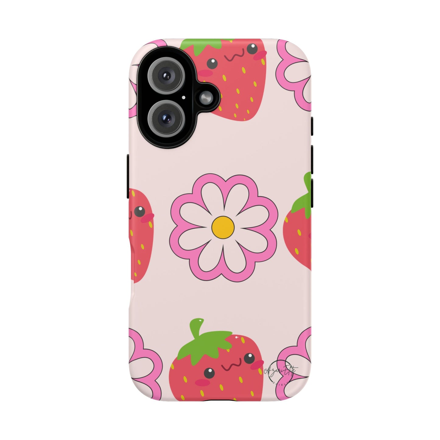 AzariElite Shield Cute Strawberry Floral