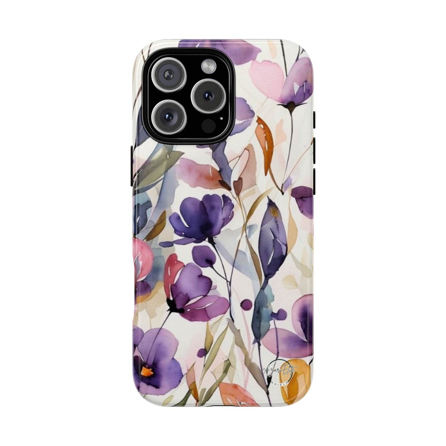 AzariElite Shield Purple Floral