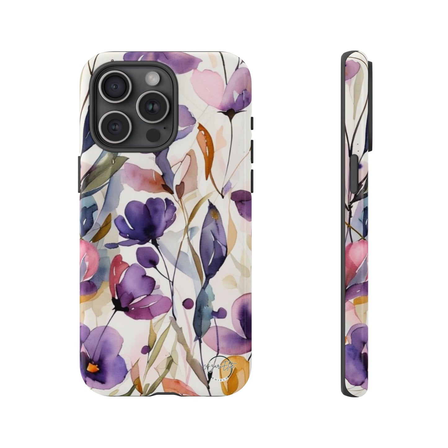 AzariElite Shield Purple Floral