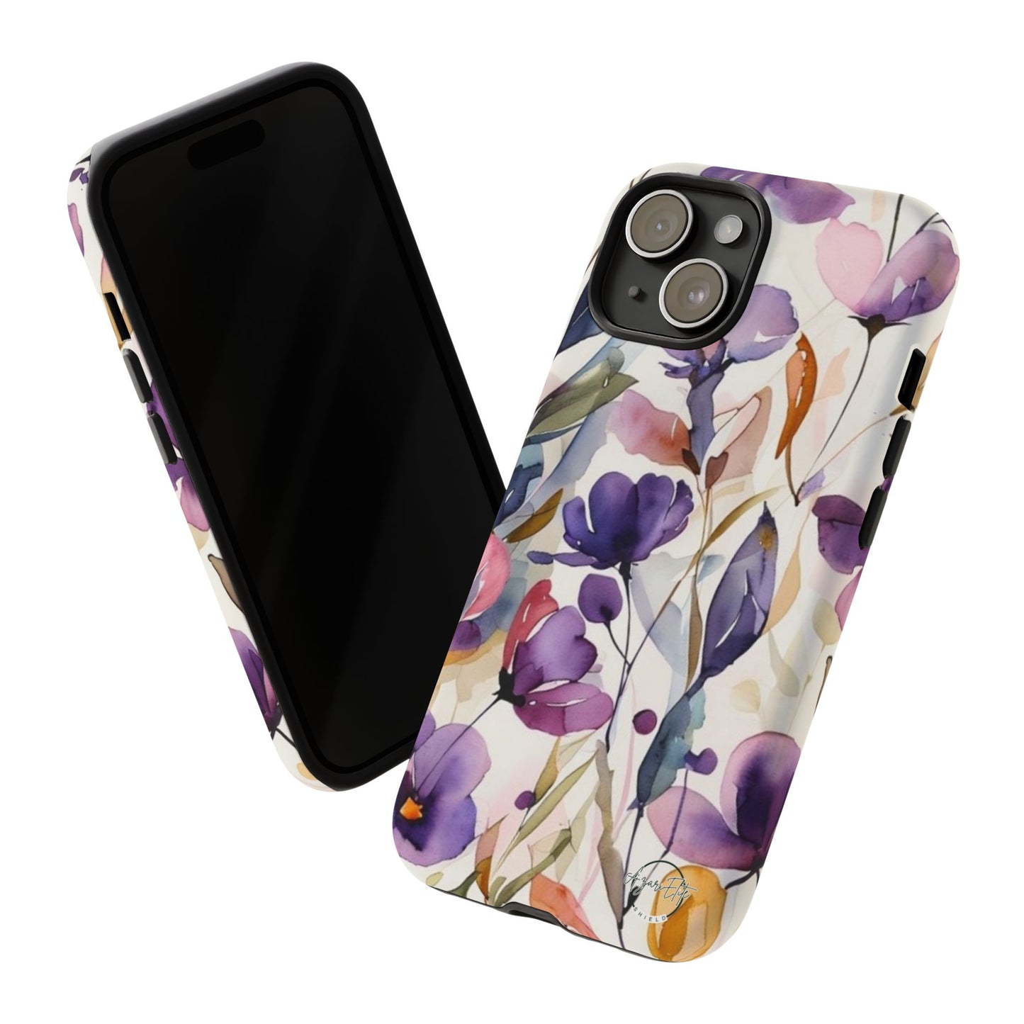 AzariElite Shield Purple Floral