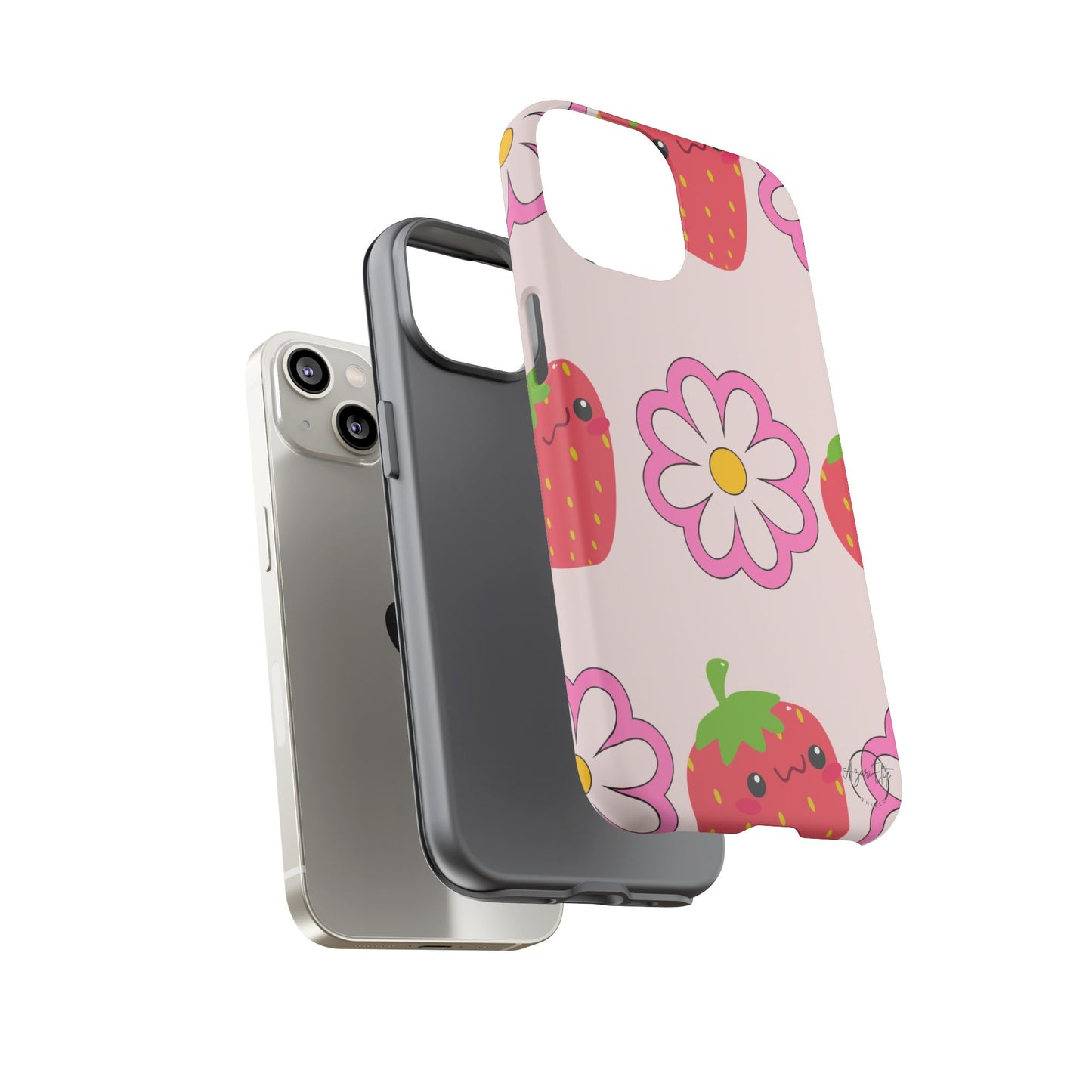 AzariElite Shield Cute Strawberry Floral