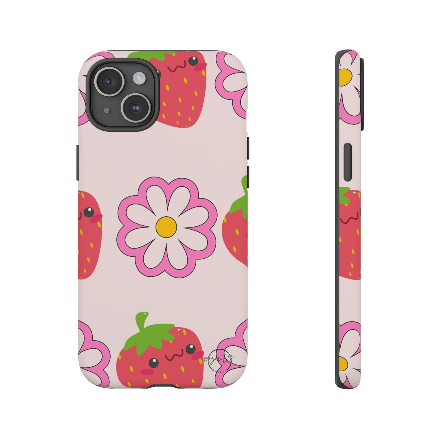 AzariElite Shield Cute Strawberry Floral