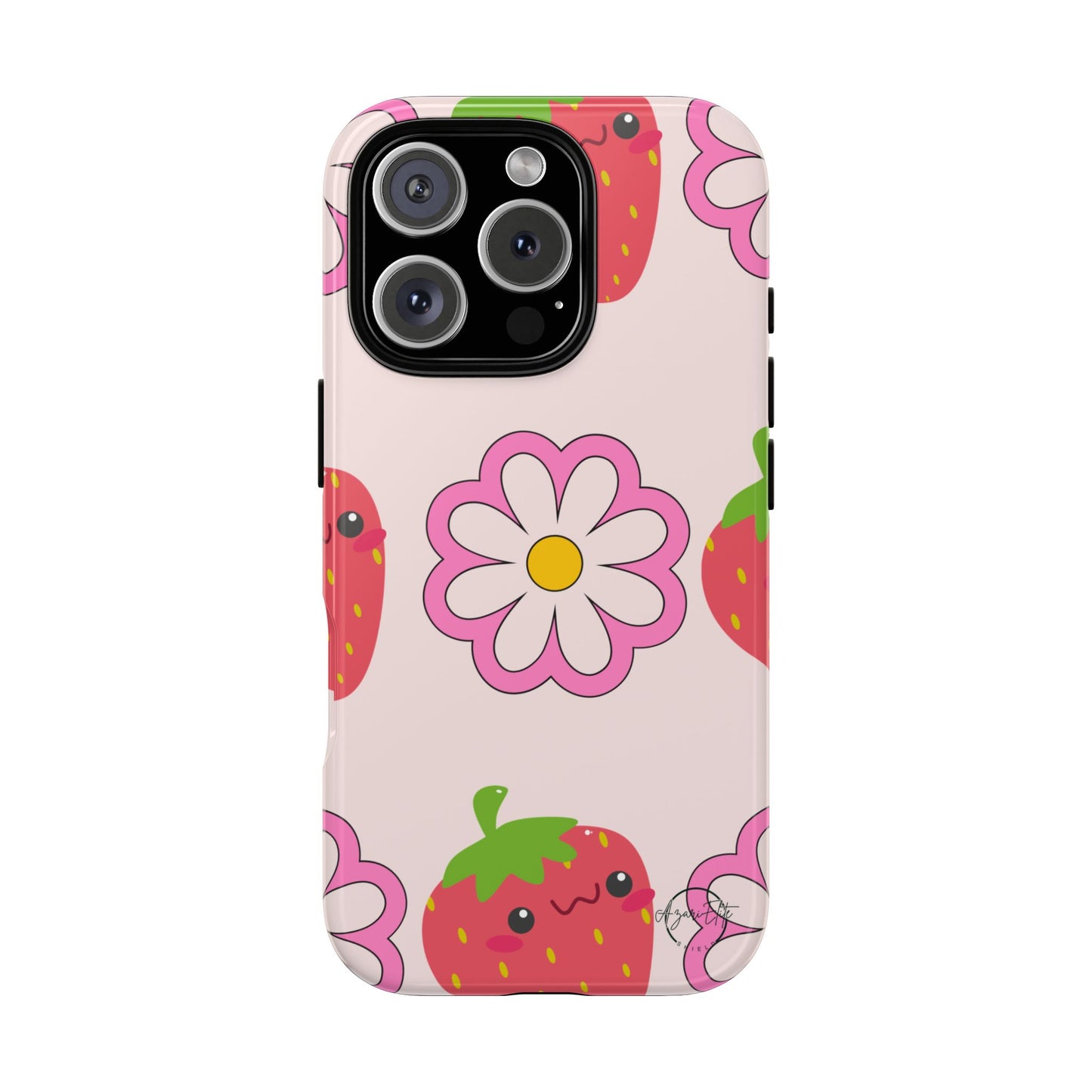 AzariElite Shield Cute Strawberry Floral