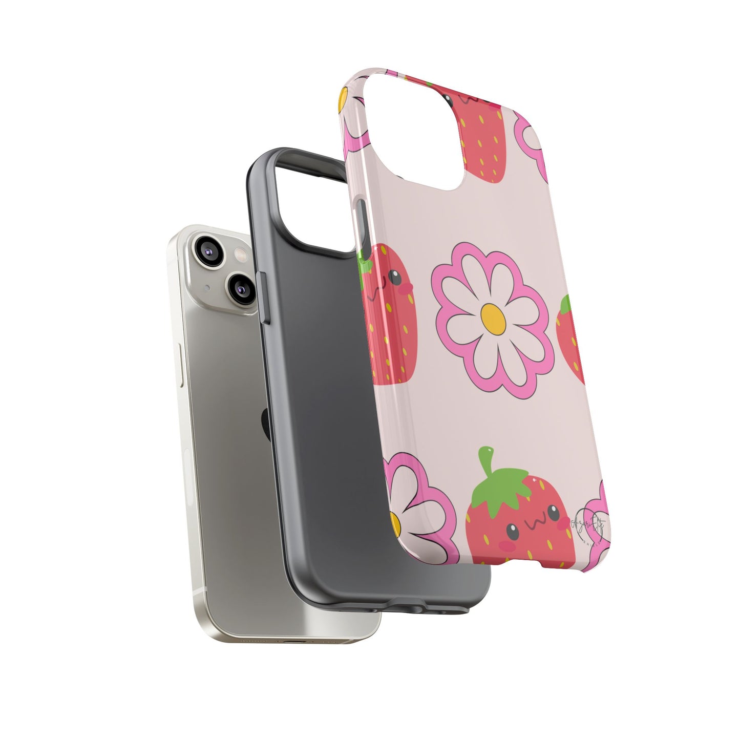 AzariElite Shield Cute Strawberry Floral