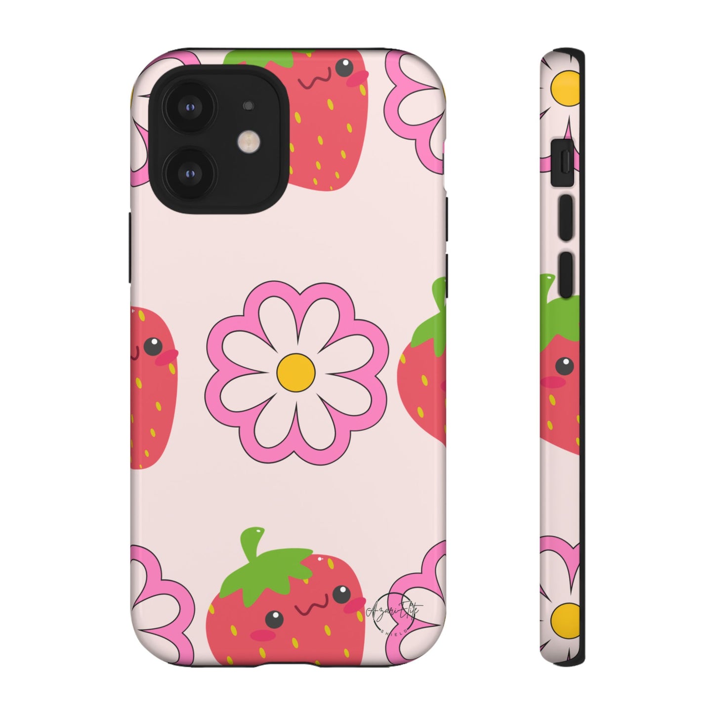 AzariElite Shield Cute Strawberry Floral