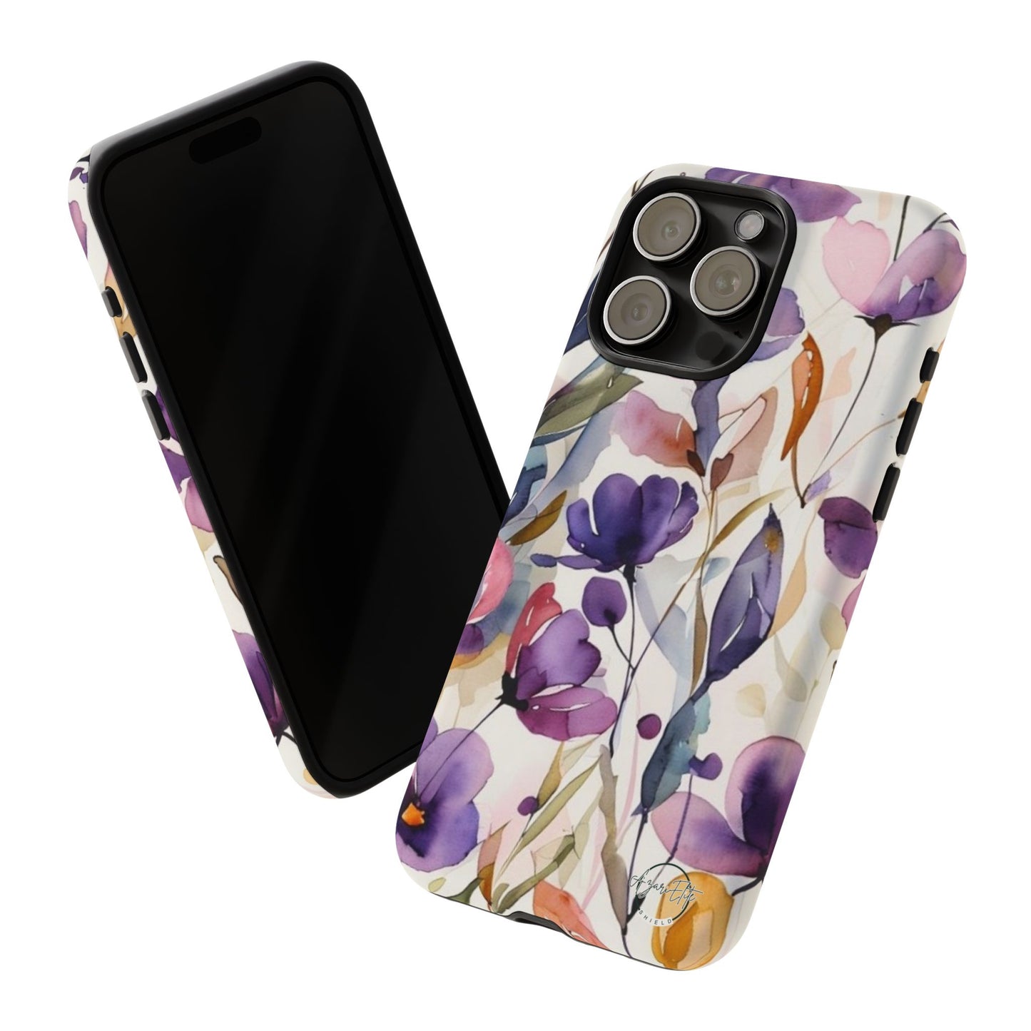 AzariElite Shield Purple Floral