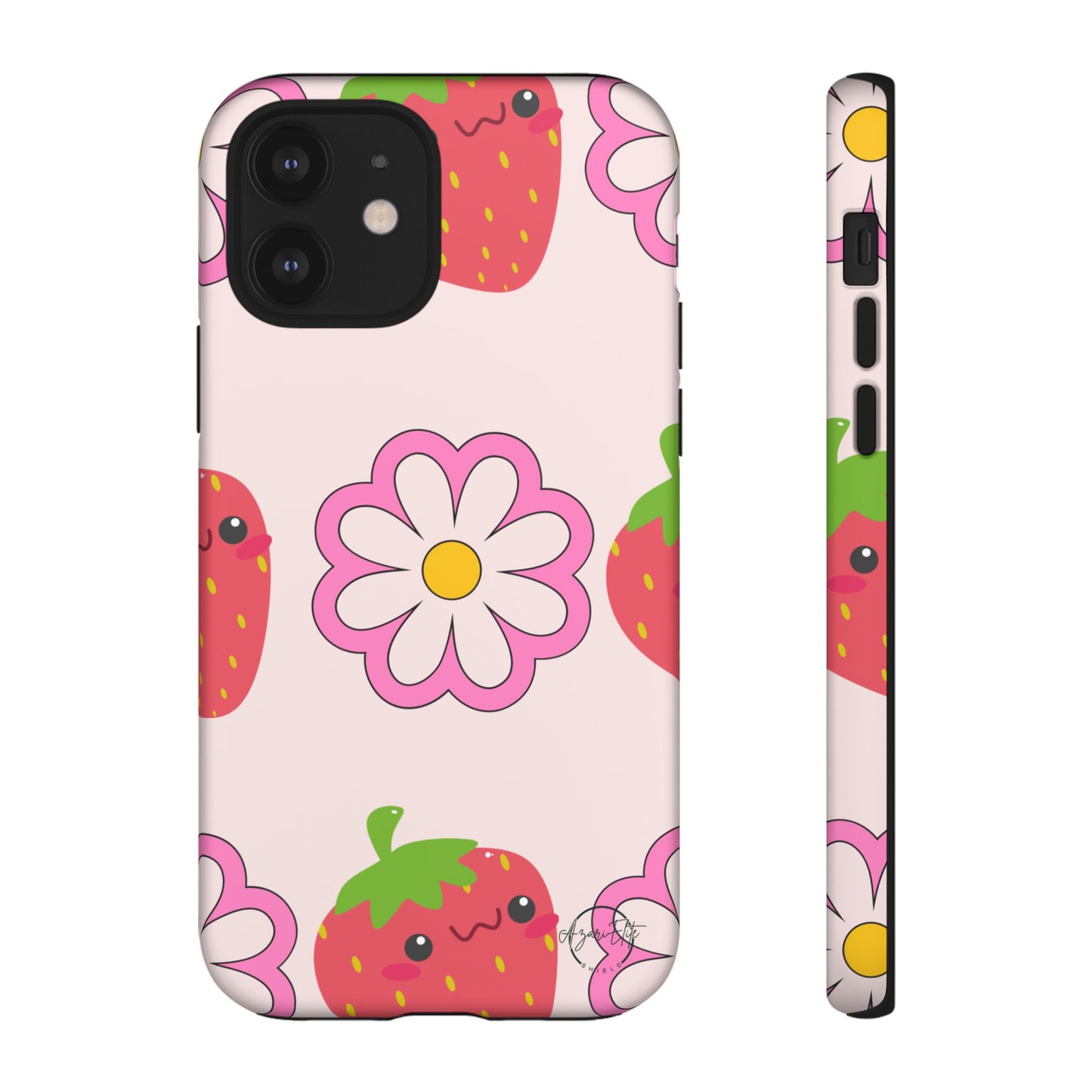 AzariElite Shield Cute Strawberry Floral