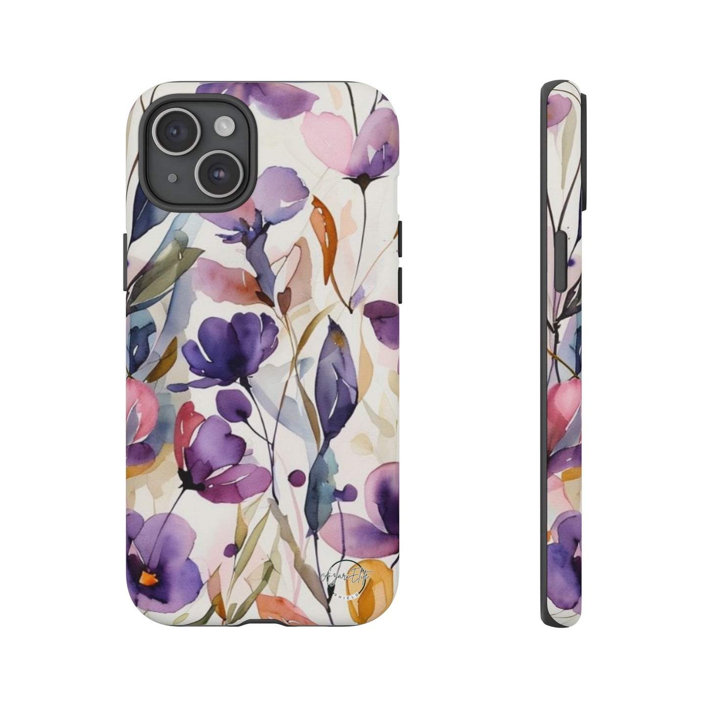 AzariElite Shield Purple Floral