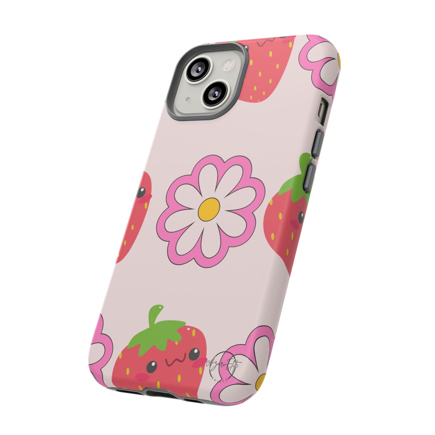 AzariElite Shield Cute Strawberry Floral