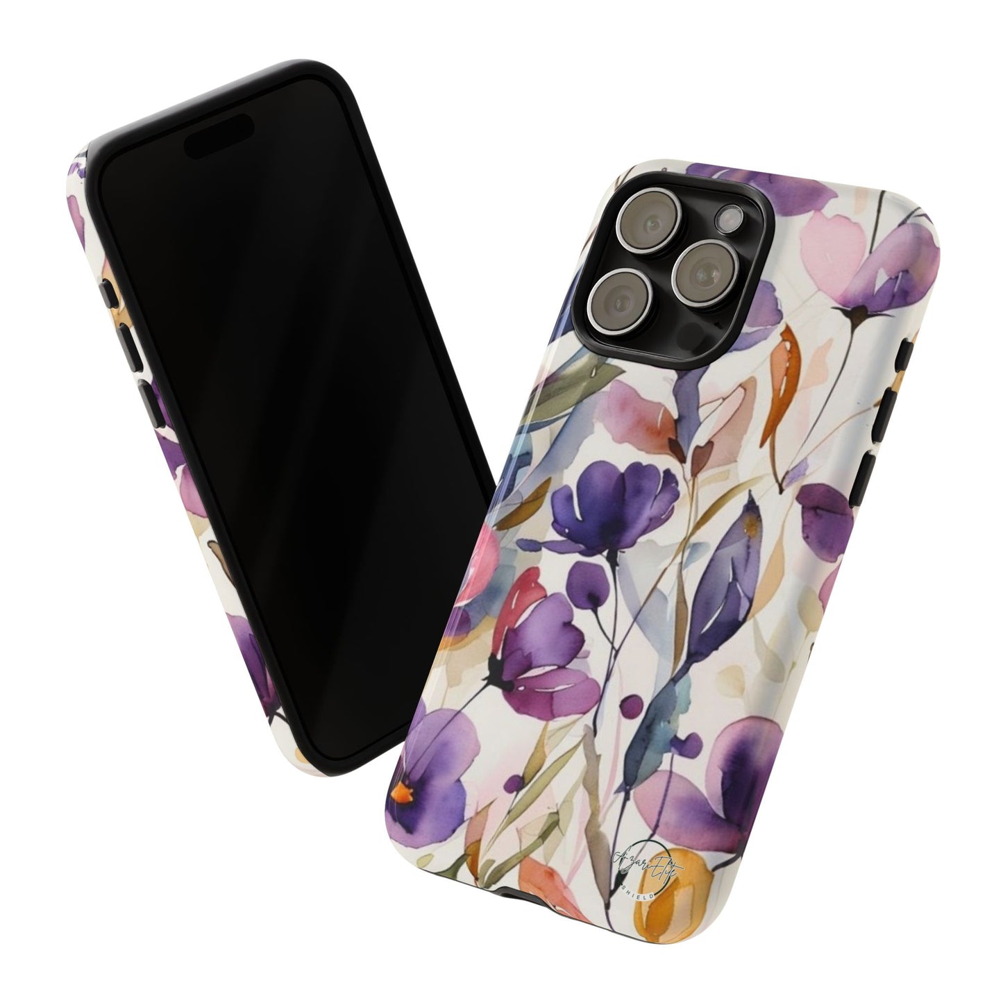 AzariElite Shield Purple Floral