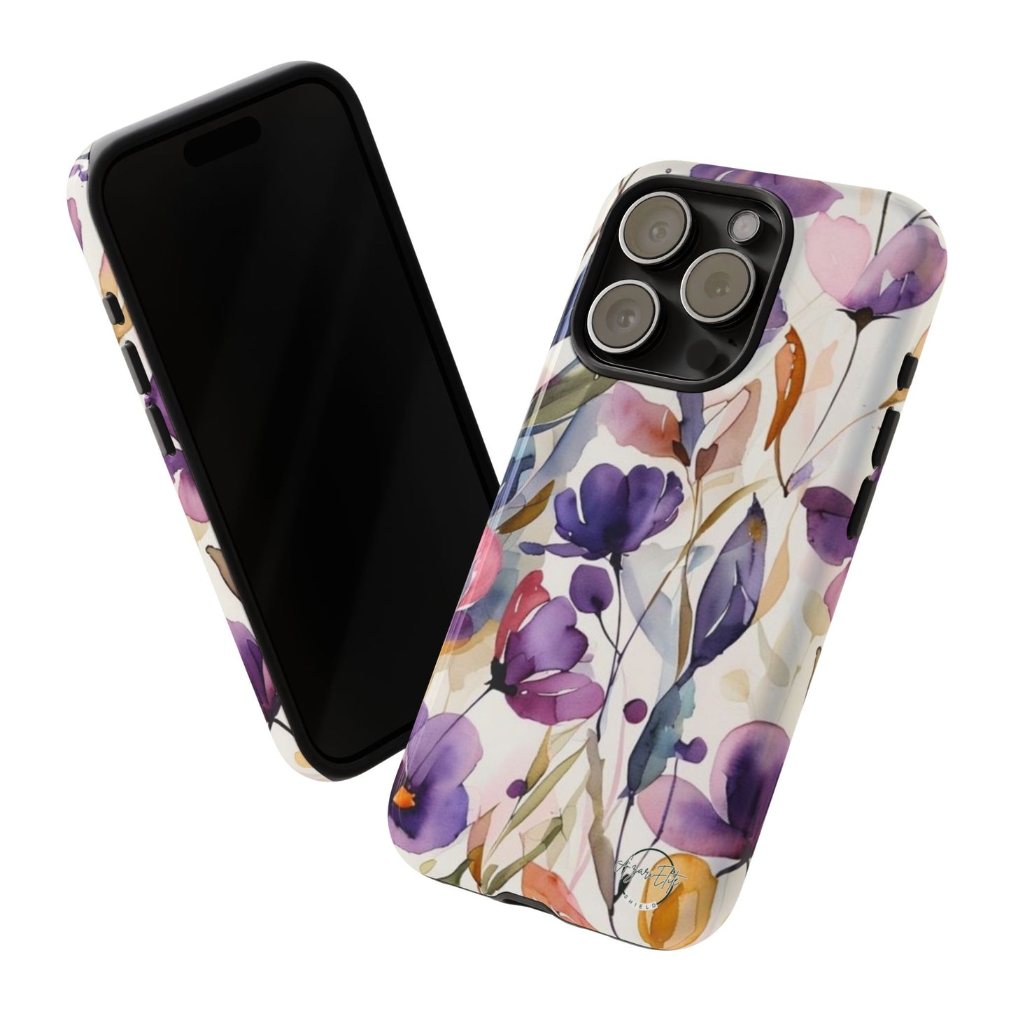 AzariElite Shield Purple Floral