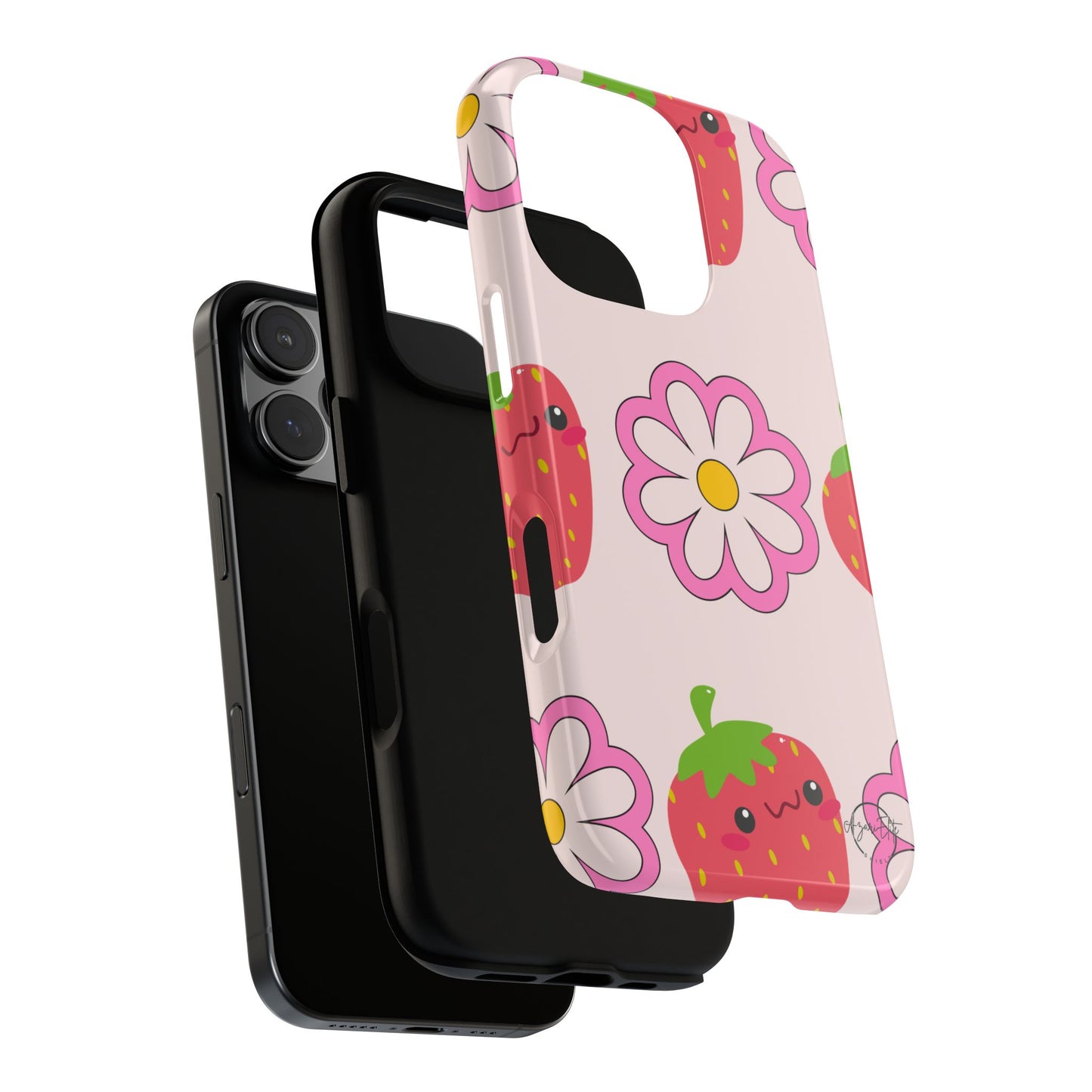 AzariElite Shield Cute Strawberry Floral