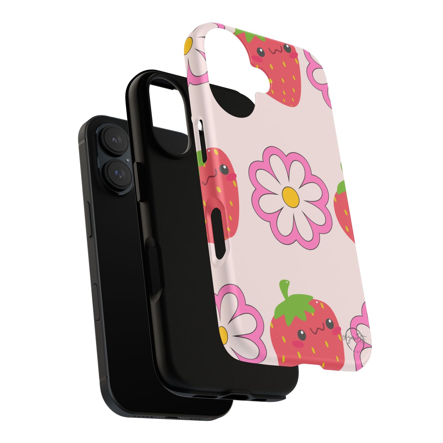 AzariElite Shield Cute Strawberry Floral