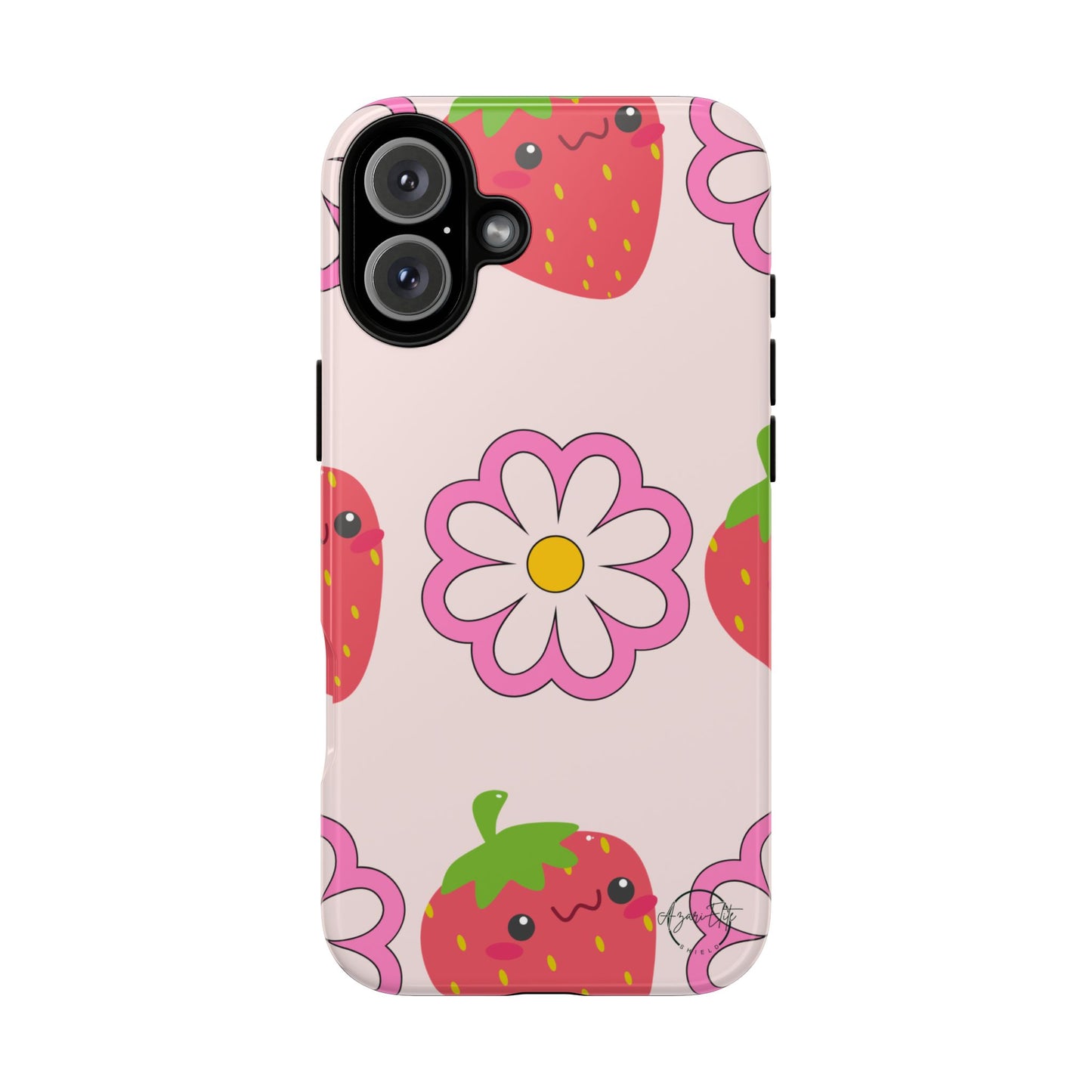 AzariElite Shield Cute Strawberry Floral