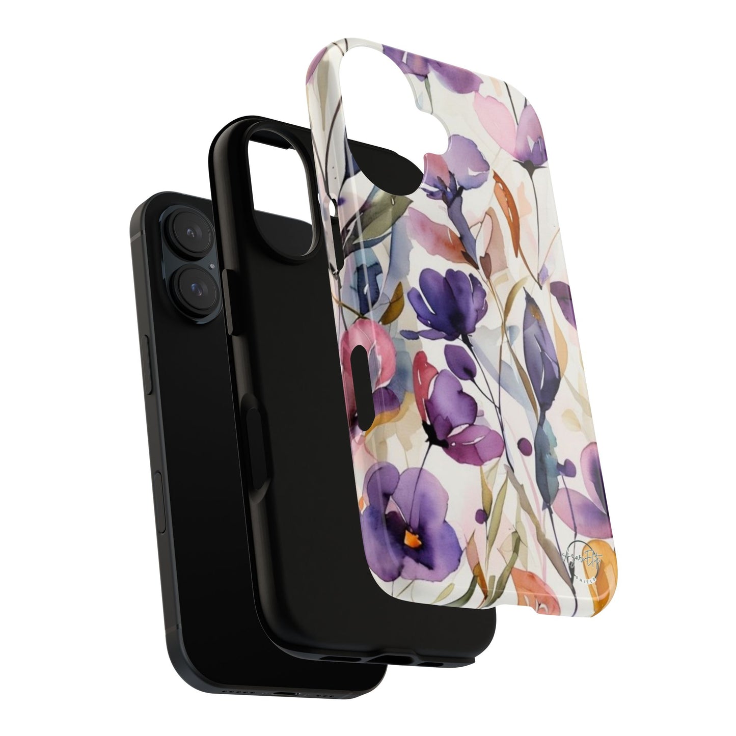 AzariElite Shield Purple Floral