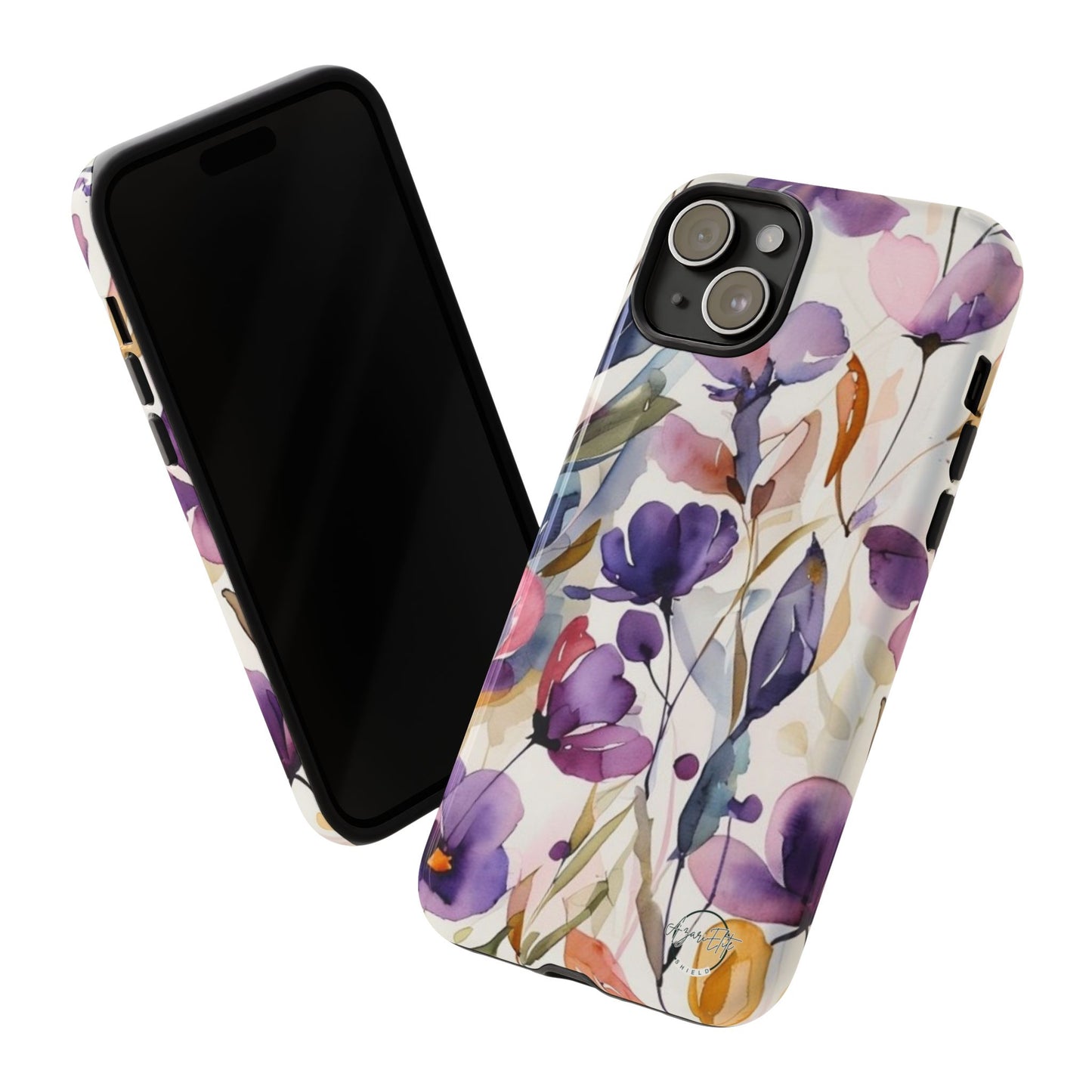 AzariElite Shield Purple Floral