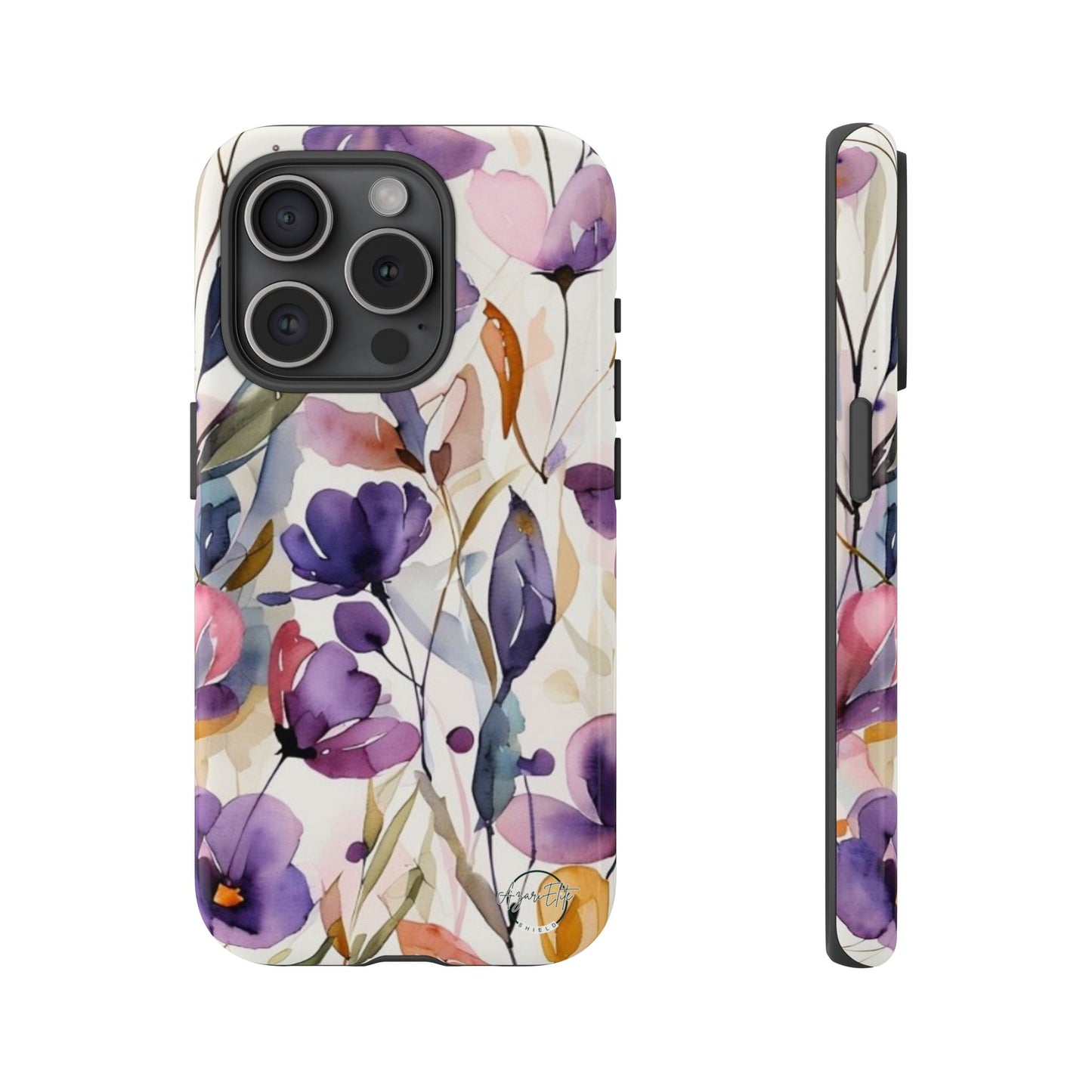 AzariElite Shield Purple Floral