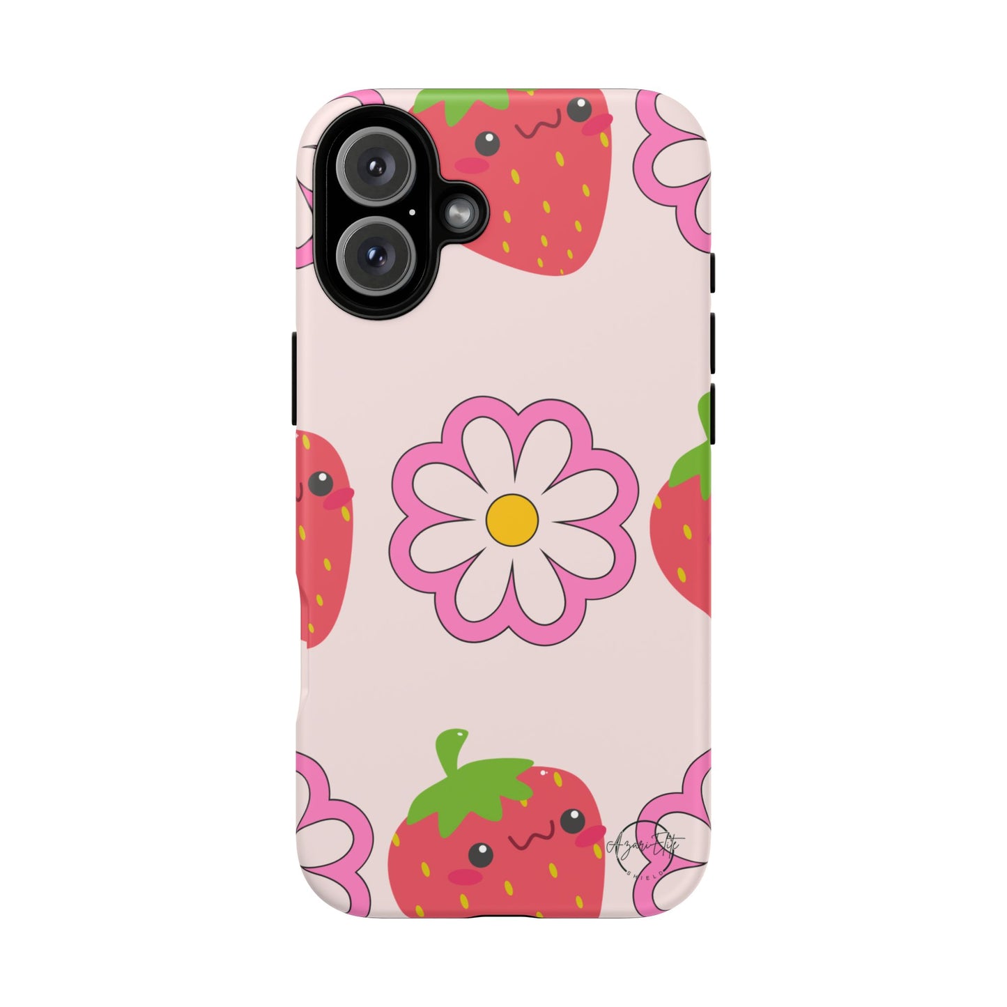 AzariElite Shield Cute Strawberry Floral